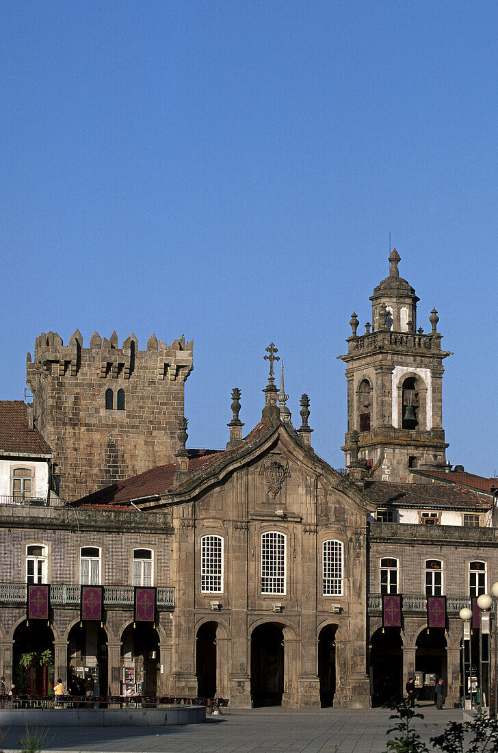 Main Square, Braga. Portugal