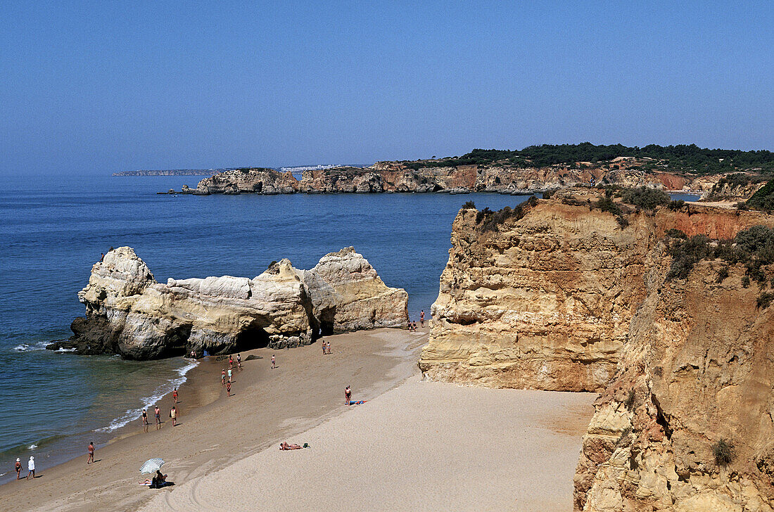 Praia da Baleeira, Albufeira. Algarve, Portugal