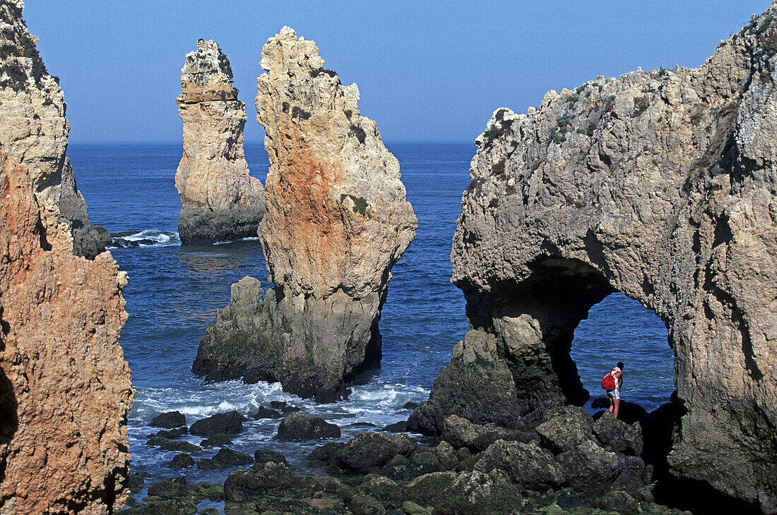 Ponta da Piedade (Mercy Point) near Lagos. Algarve, Portugal
