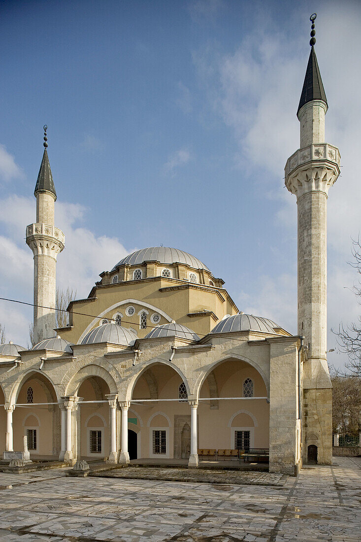 Cuma Cami mosque built in 1552 by architect Sinan, Eupatoria. Crimea, Ukraine
