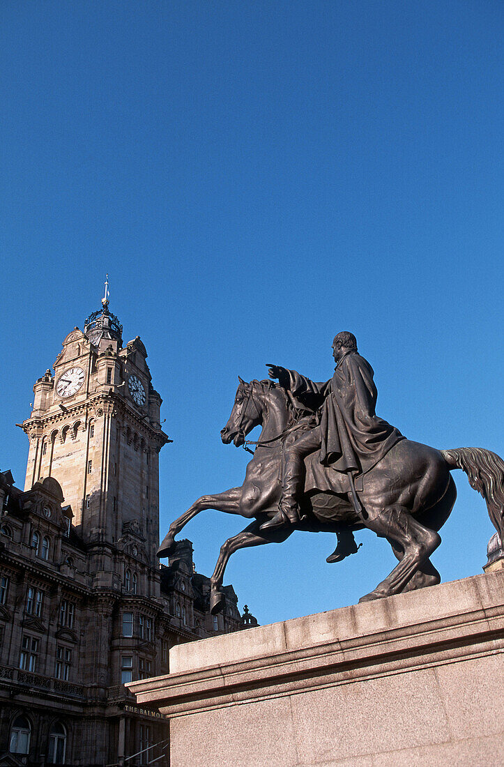 Waterloo Place. Edinburgh. Scotland. UK.