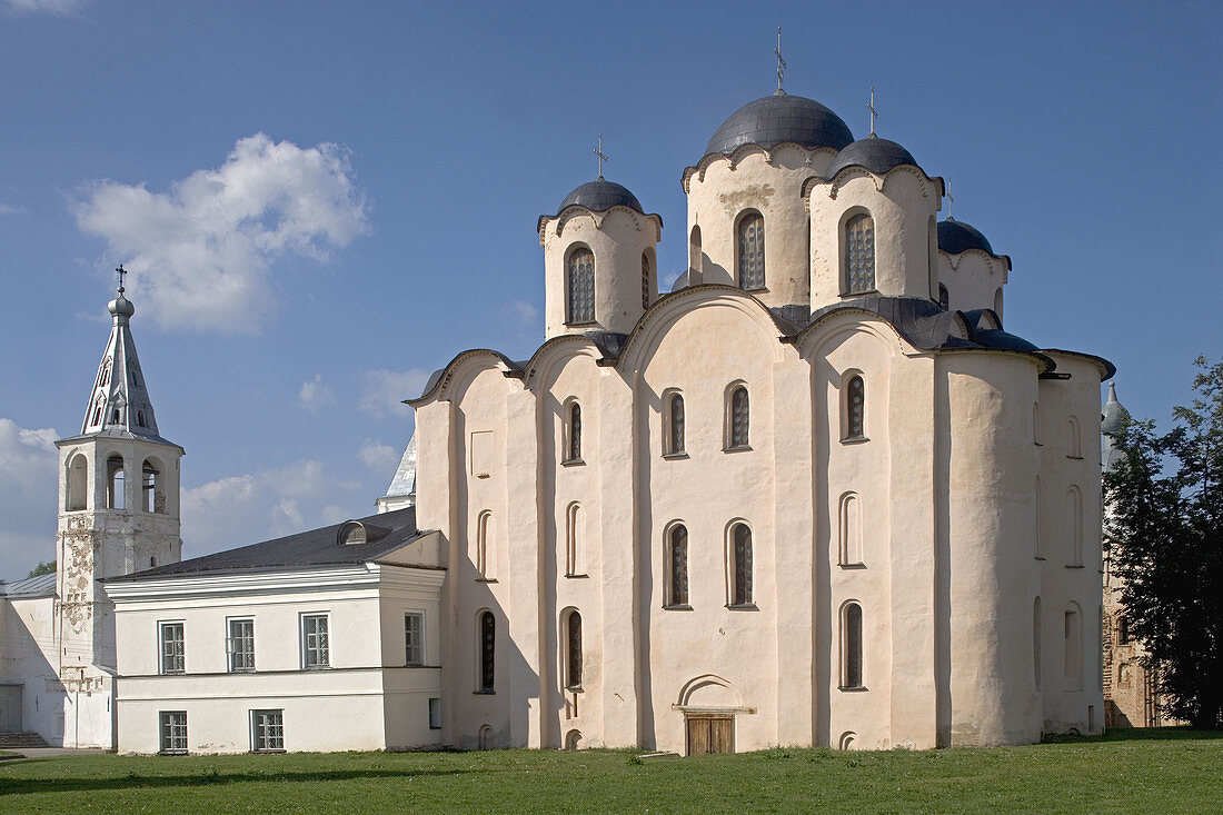 Commercial Quarter, Yaroslav s Courtyard, St. Nicholas Church,1113-1136. Novgorod the Great. Russia.