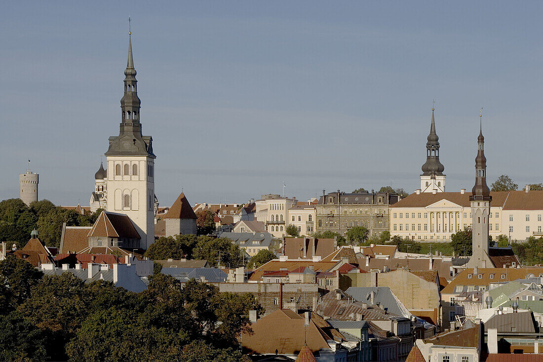 Old Town and Toompea. Tallinn. Estonia.