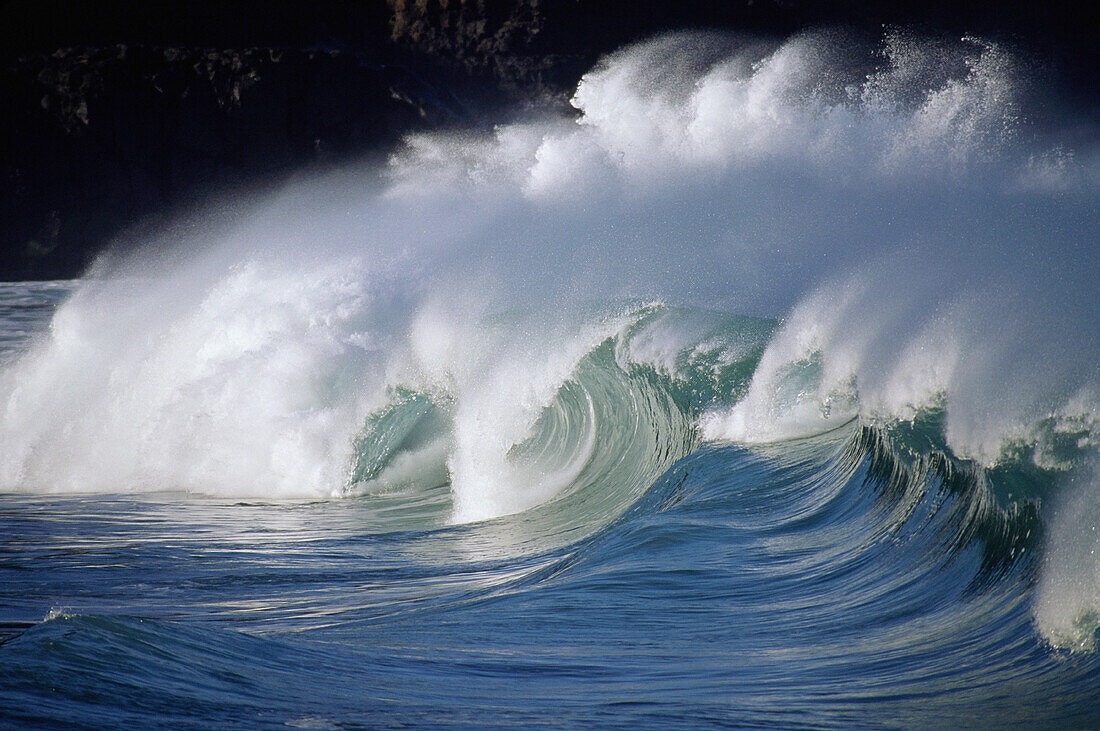 Wave, Waimea Bay, Oahu, Hawaii