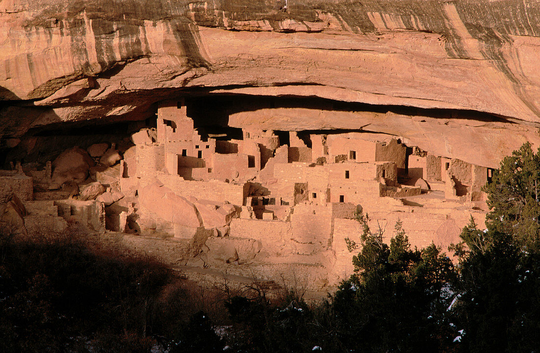 Anasazi indian ruins. Mesa Verde NP. Colorado. USA