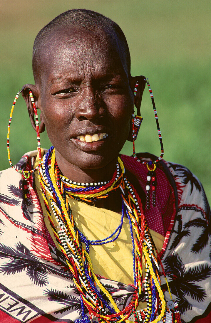 Masai woman. Kenya