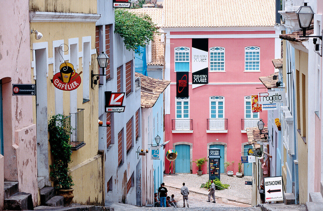 Pelourinho district (historical center). Salvador da Bahia. Brazil