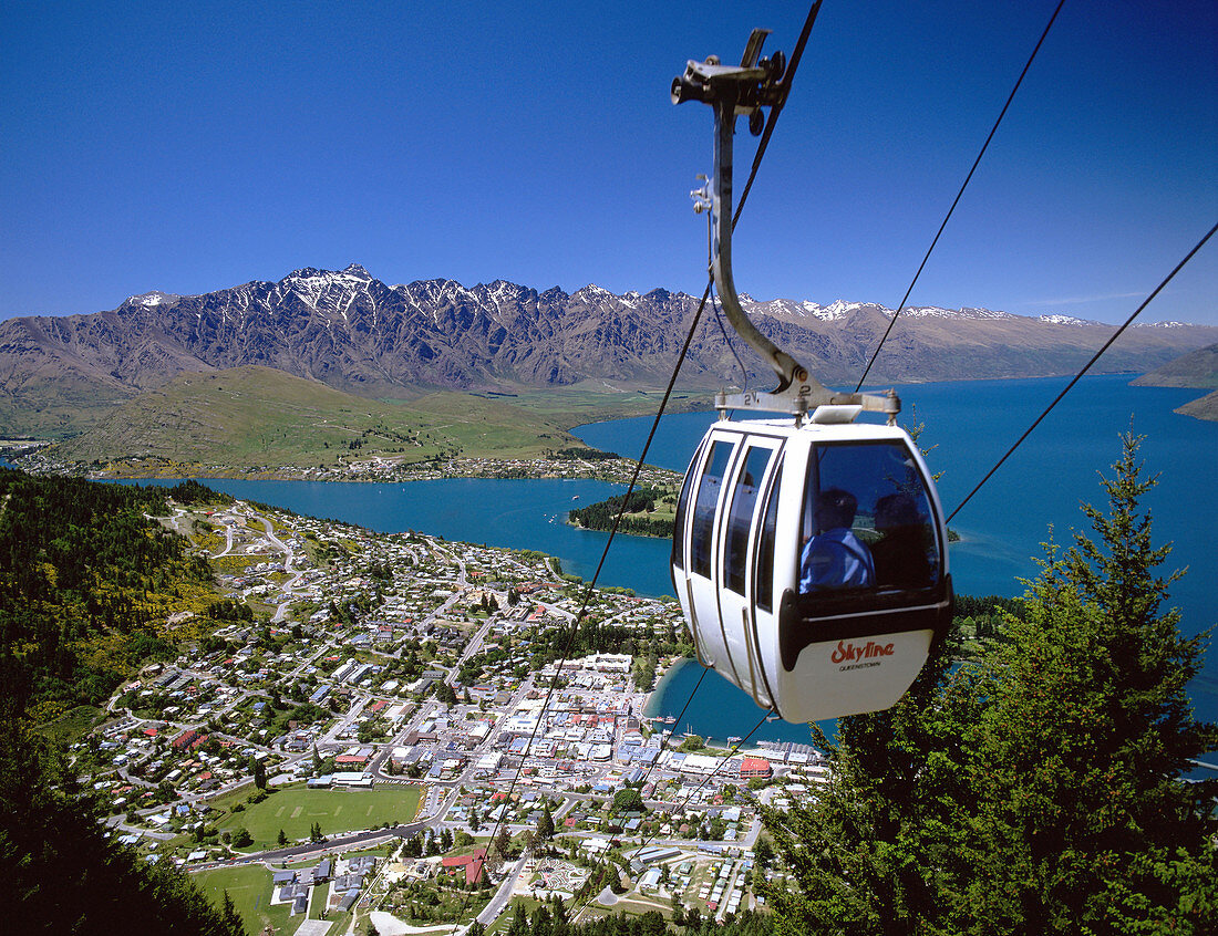 Skyline gondola. Queenstown. New Zealand