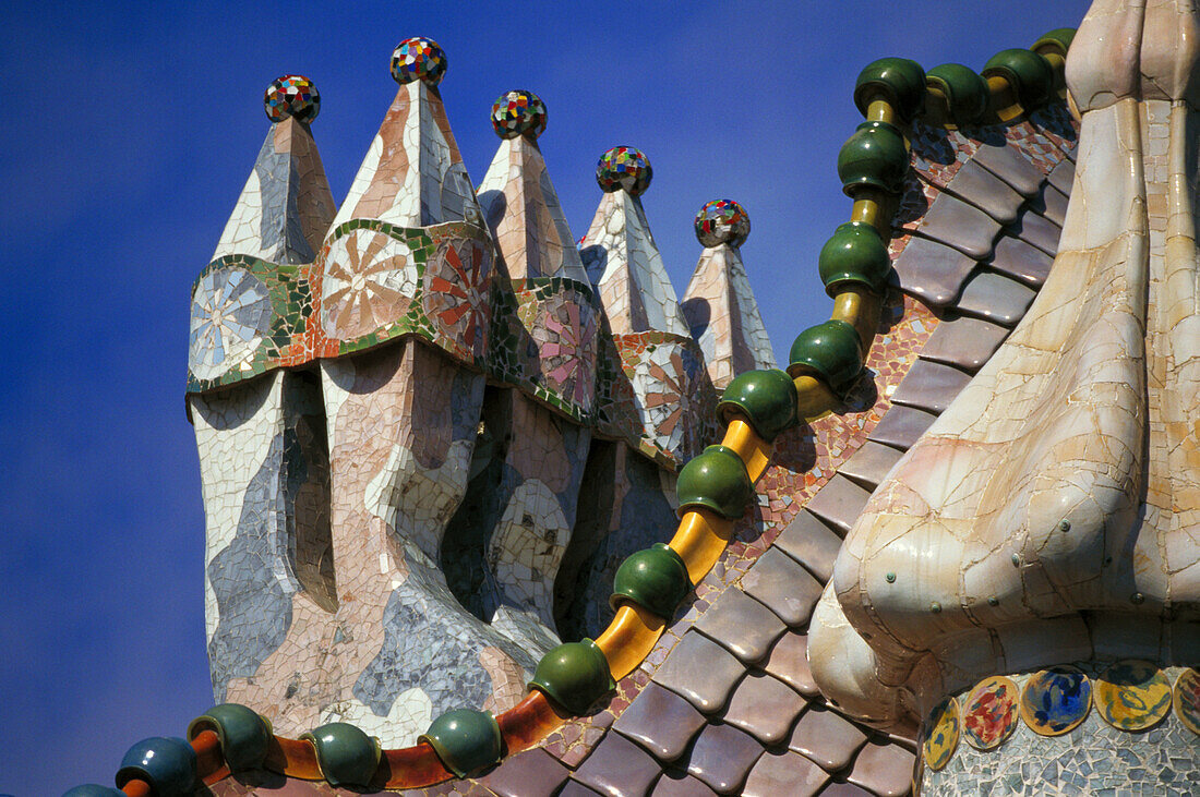 Casa Batlló by Gaudí. Barcelona. Spain