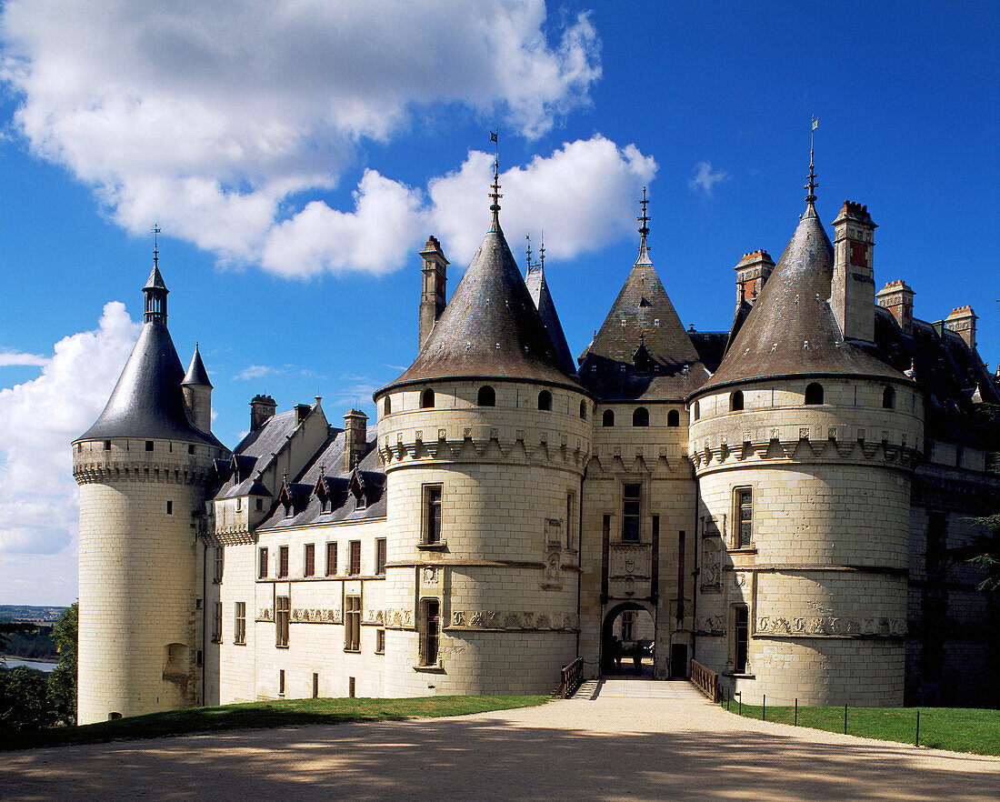 Castle. Chaumont-sur-Loire. Loire. France