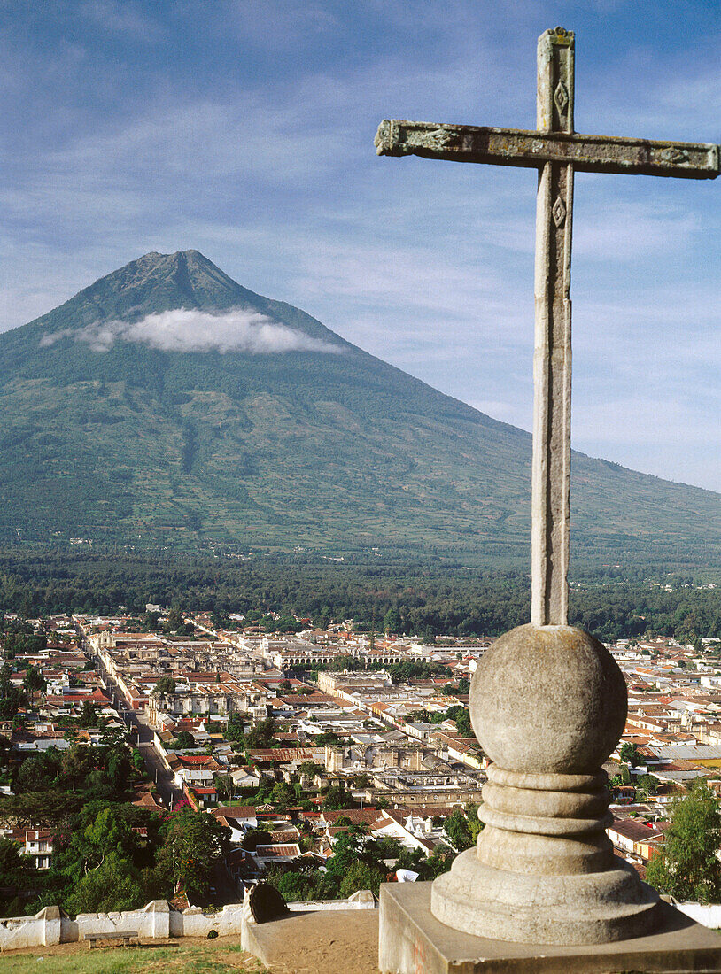 Agua Volcano. Antigua Guatemala. Guatemala