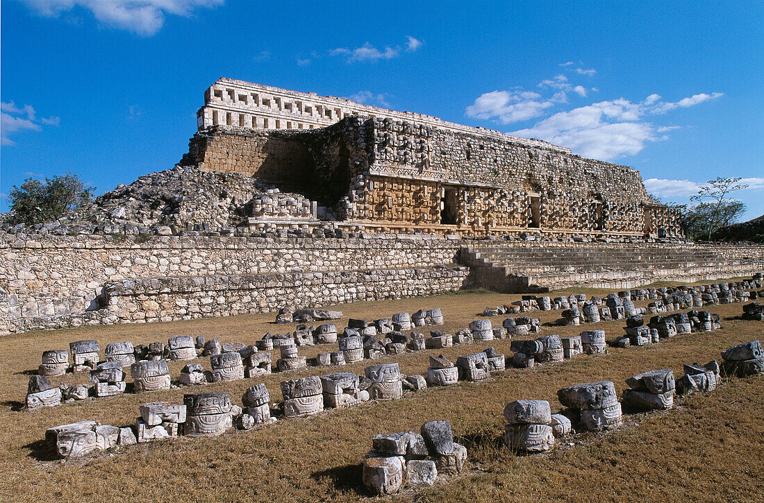 Palace of Codz Poop, Mayan ruins. Kabáh. Yucatan. Mexico