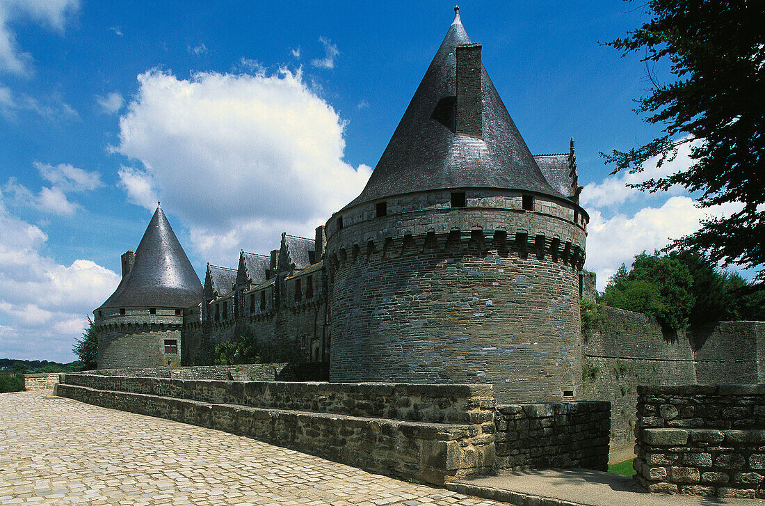 Château de Rohan. Pontivy. Morhiban. Brittany. France