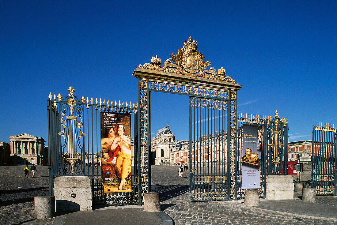 Iron gate. Versailles Palace. France