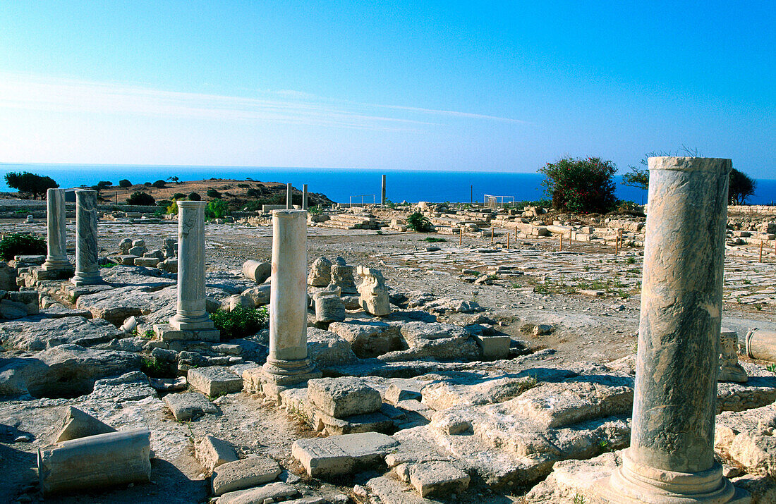 Archeological site in Amathus. Cyprus