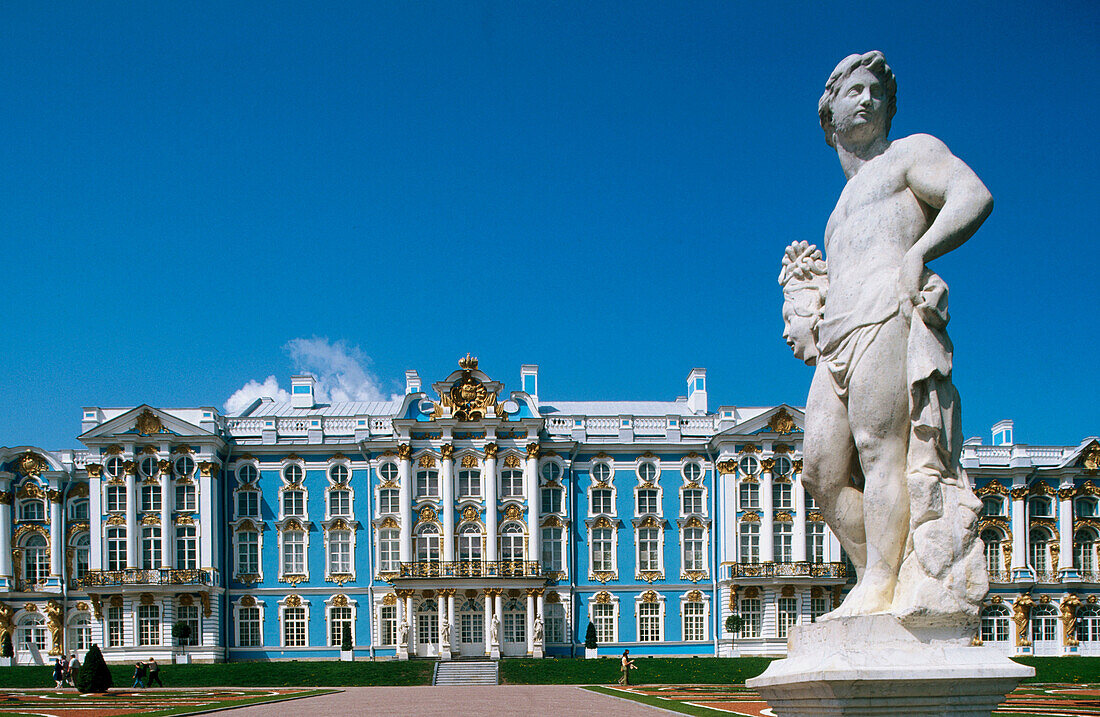 Catherine Palace, Pushkin (aka Tsarskoye Selo). St. Petersburg. Russia