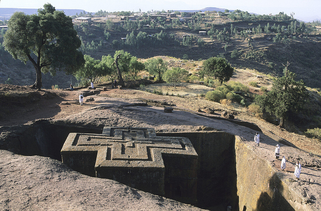 Timkat, Epiphany holiday. Lalibela. Ethiopia.