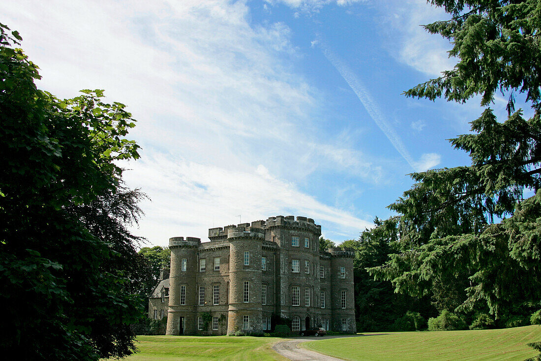 Monzie Castle, Crieff, Scotland, Great Britain, Europe