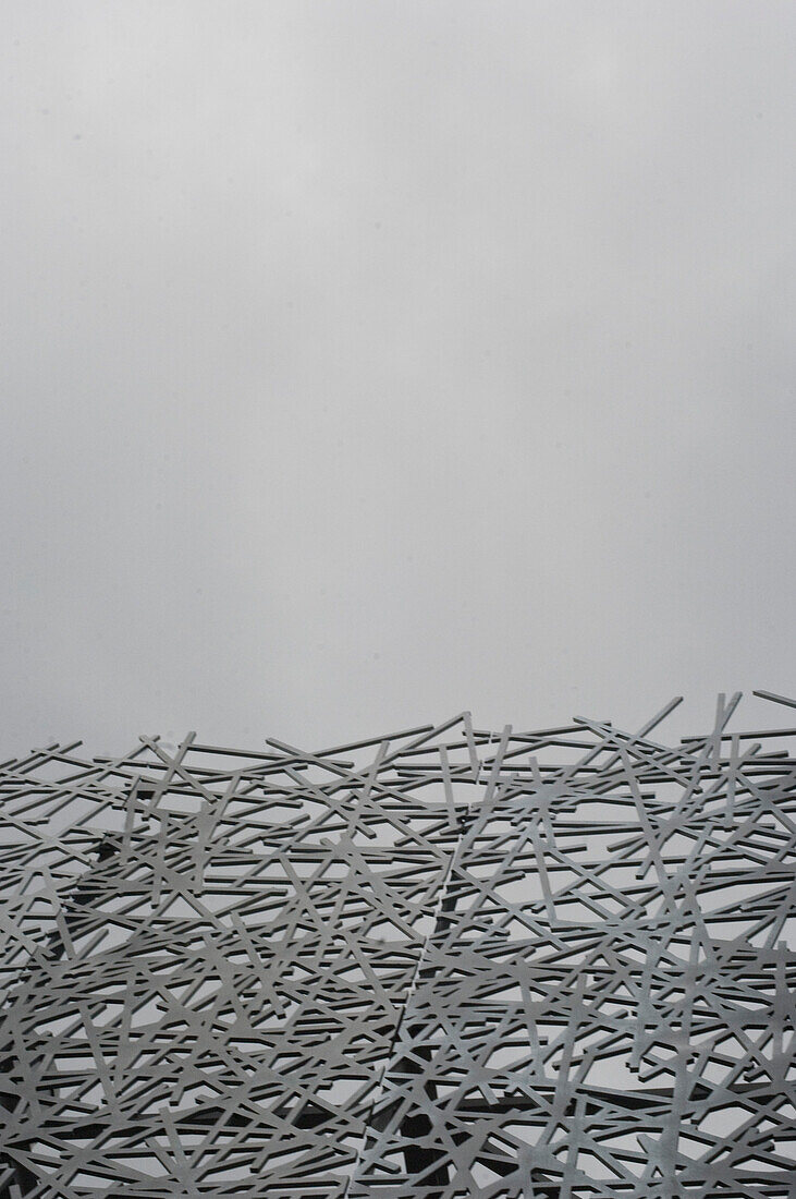 Detail of a car park, Munich, Bavaria, Germany