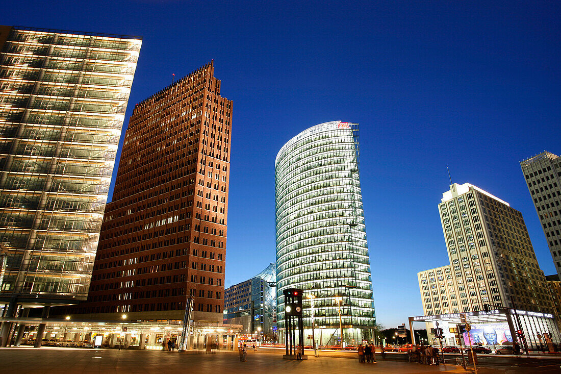 Berlin , Potsdamer Platz, Sony Center DB tower , Beisheim Center