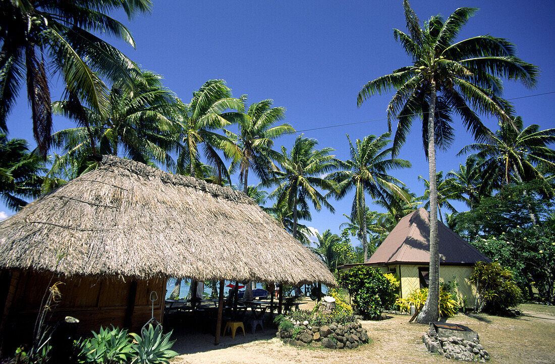 South pacific, Cook Islands, Aitutak , Holiday resort