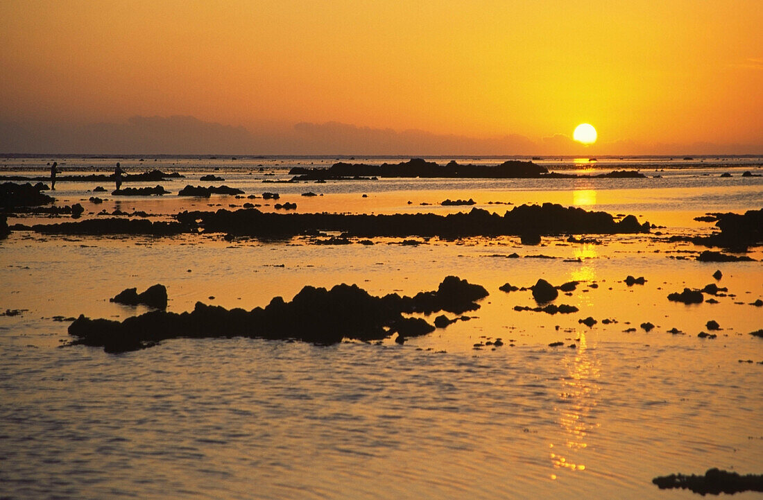 Suedsee Fiji Vitu Levu Coral Coast, Sonnenuntergang