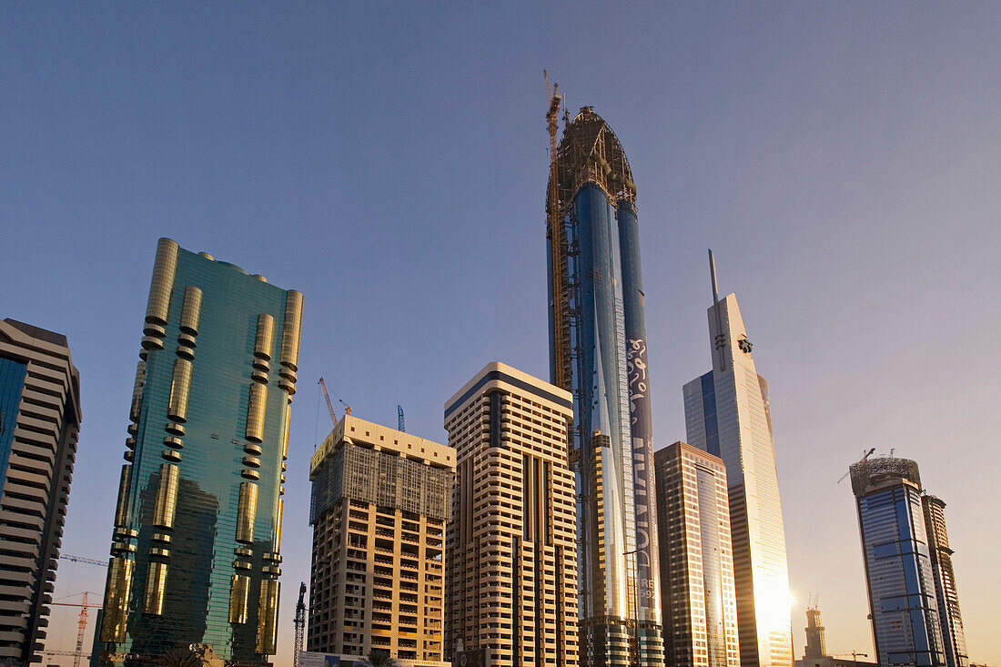 Dubai Sheikh Zayed Road  Skyline