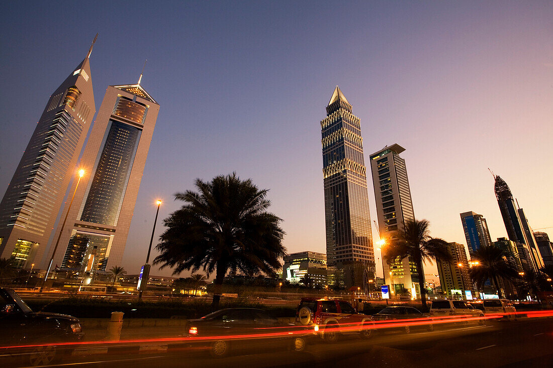 Dubai Sheikh Zayed Road Skyline