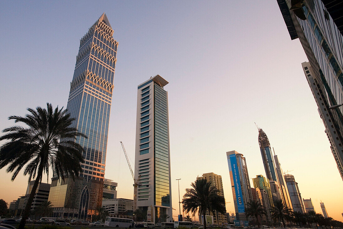 Dubai Sheikh Zayed Road skyscraper skyline Dubai Sheikh Zayed Road skyscraper skyline