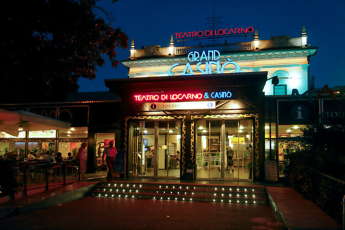 Schweiz Tessin Locarno Teatro di Locarno Casino