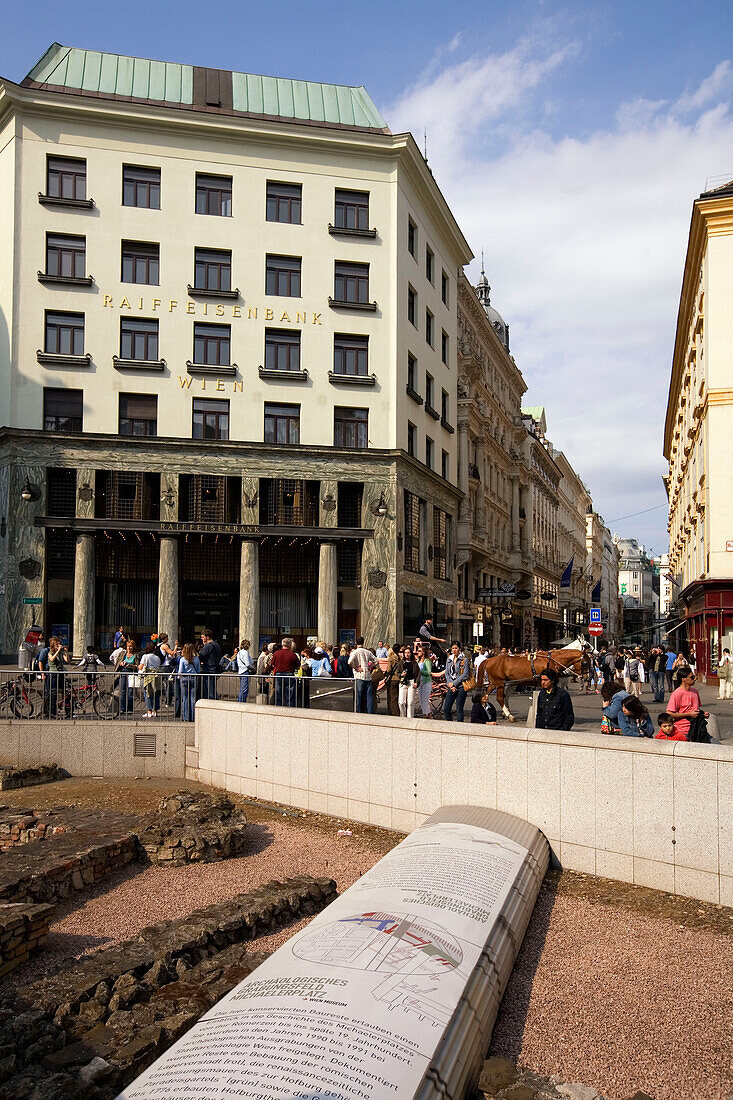Vienna Michaels square archielogical site