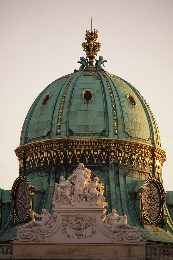 Vienna Hofburg Detail Michaelerkuppel