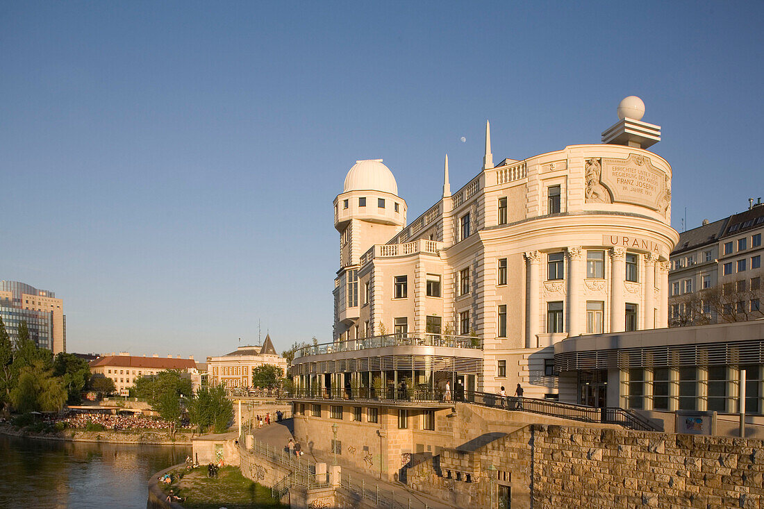 Vienna Badeschiff Wien Urania riverside Donau