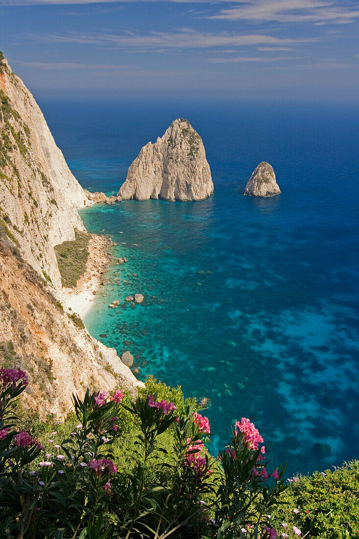 Greence Zakynthos cliff near Keri