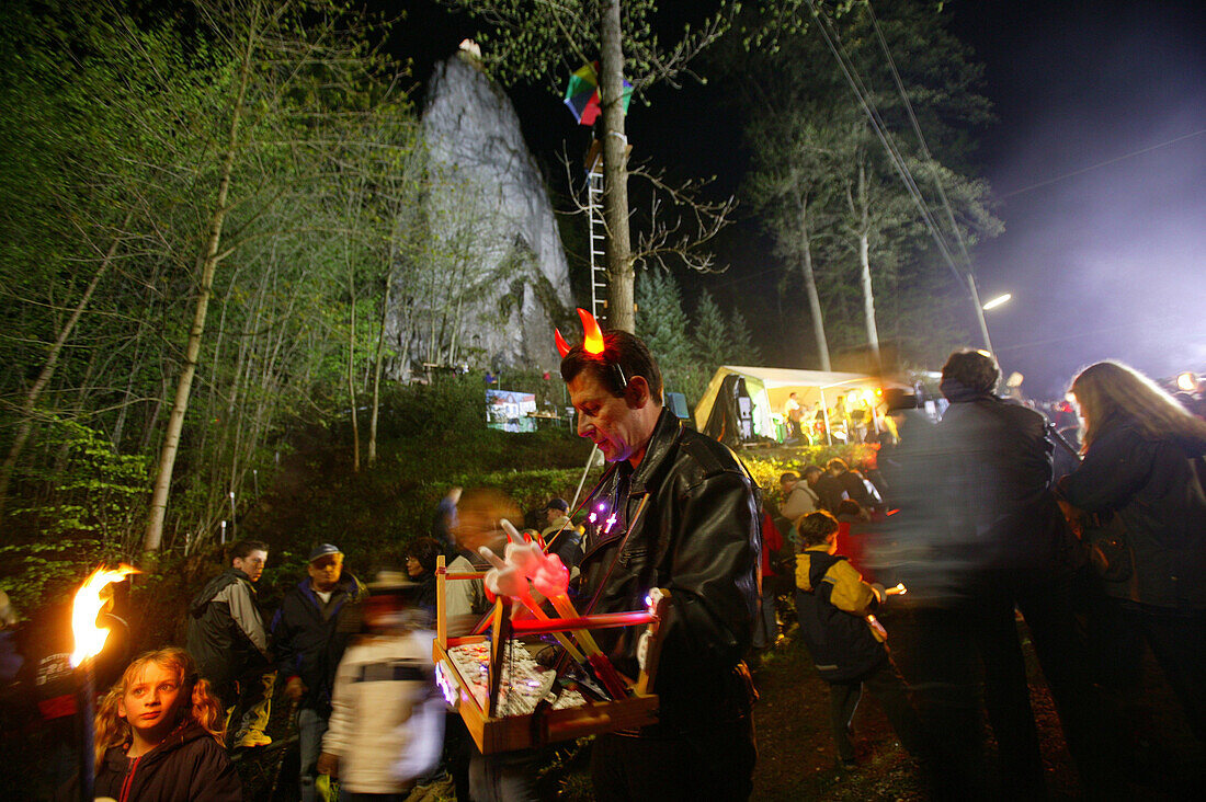 Walpurgis Night,  witches day, tradition, Bad Grund, Harz Mountains, Lower Saxony, northern Germany