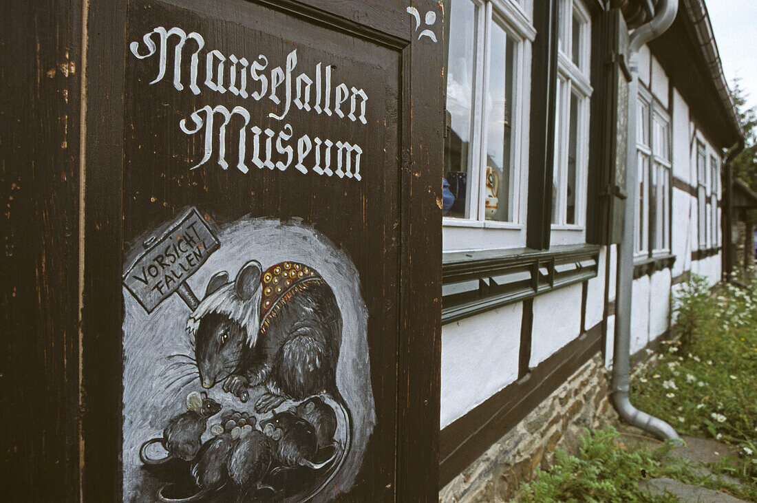 Mousetrap museum, interior, Güntersberge, Harz mountains, Saxony Anhalt, Germany