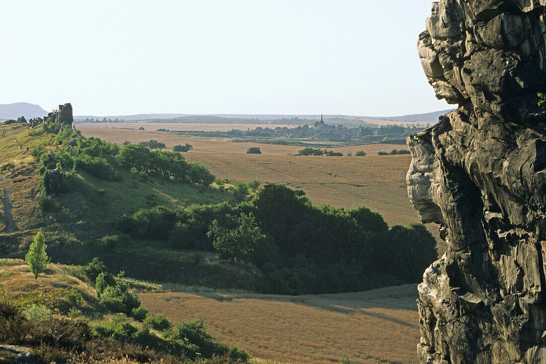 Teufelsmauer near Blankenburg, Harz Mountains, Saxony Anhalt, Germany