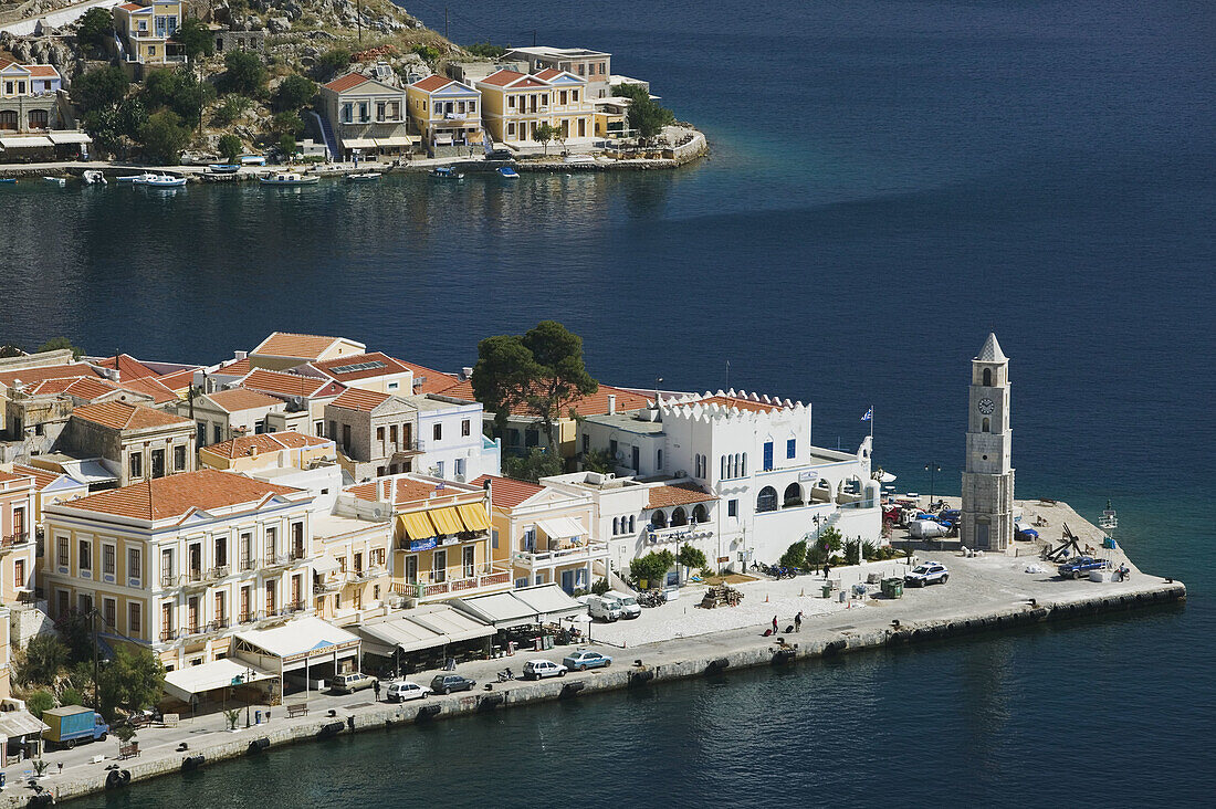 Harbor. Symi Town/Gialos. Dodecanese, Greece