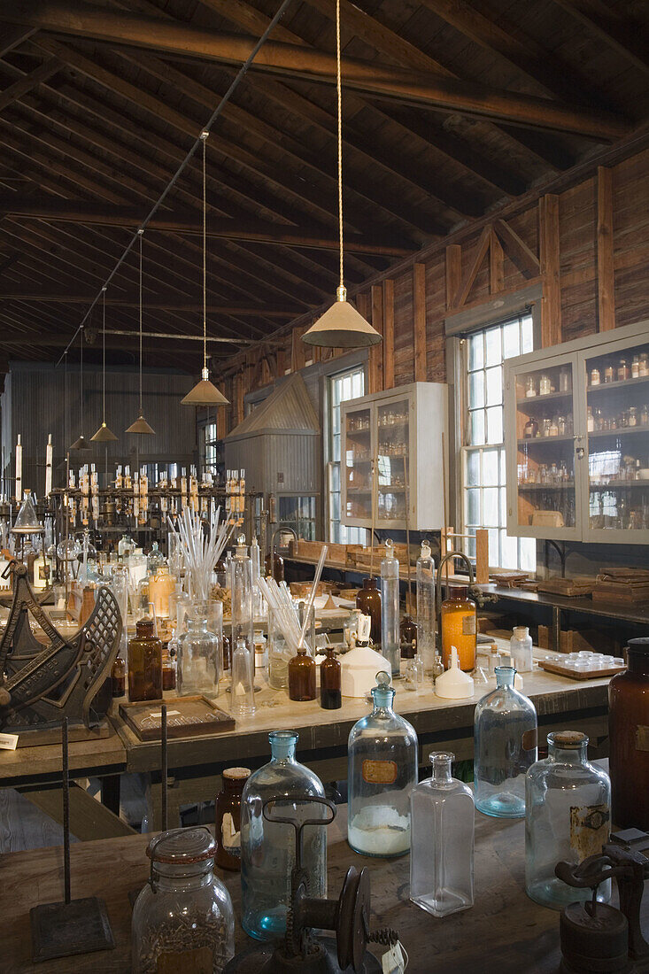 Interior of Edison Laboratory. Edison Estate and Laboratory. Fort Myers. Florida. USA.