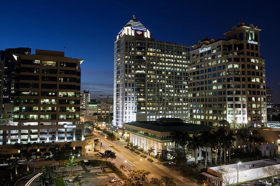 Downtown / Evening. Fort Lauderdale. Florida. USA