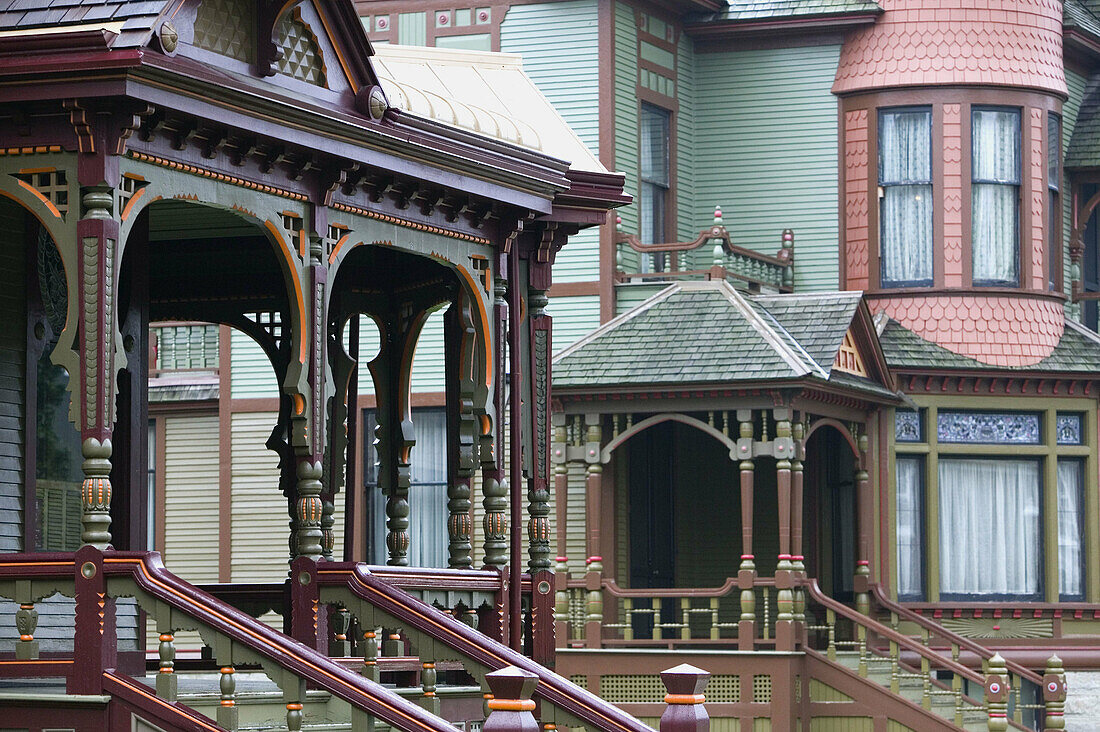 Hackley and Hume Historic Site. Historic Homes formerly owned by late 18th century lumber barons. Muskegon. Lake Michigan Shore. Michigan. USA.