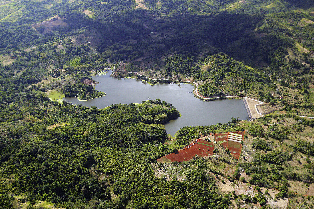 Combani dam. Mayotte