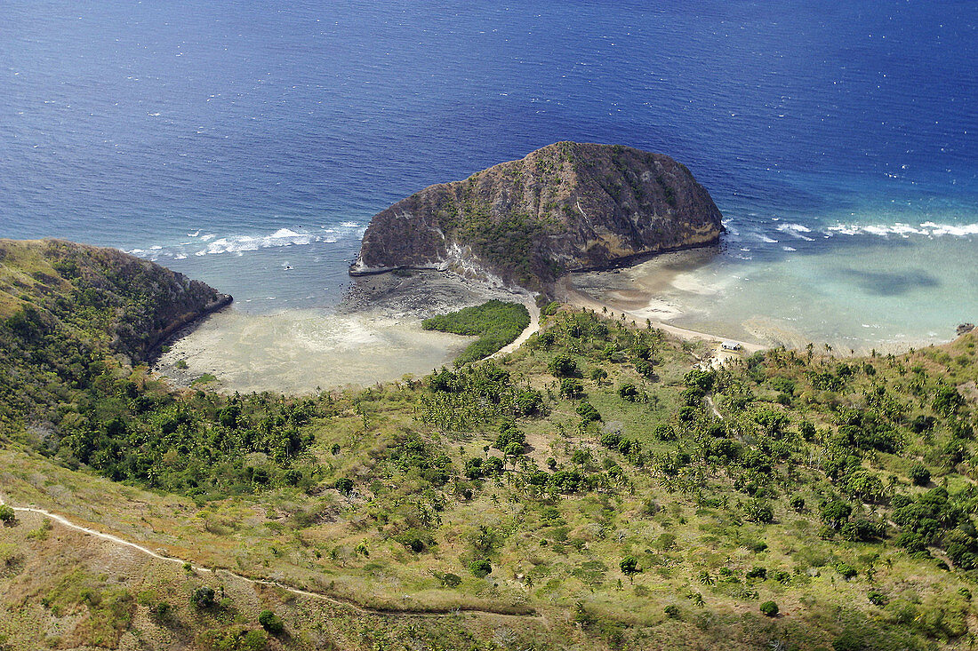 Moya beach. Mayotte.