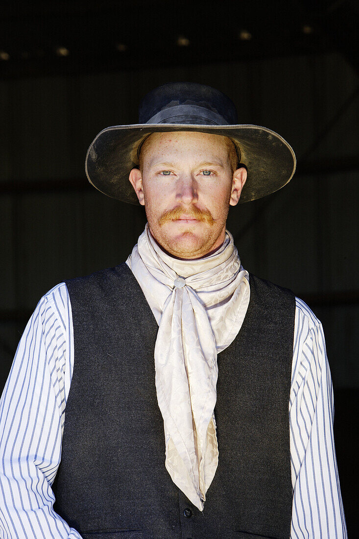 Cowboy. Ponderosa Ranch. Seneca. Oregon . USA