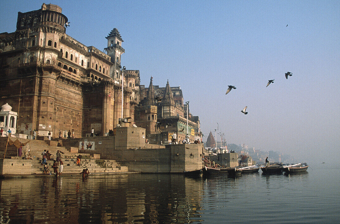 Ganges River in Benares. Uttar Pradesh. India