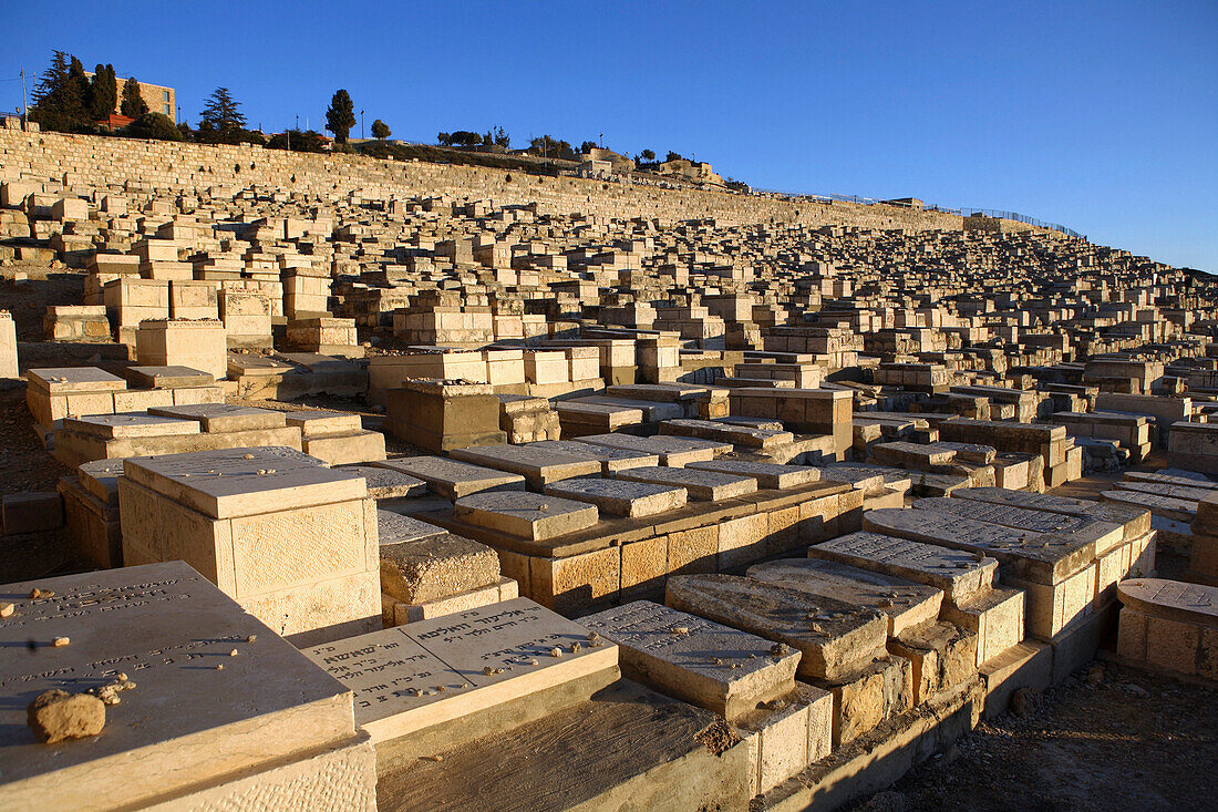 Jüdischer Friedhof, Mount of Olives, Jerusalem, Israel