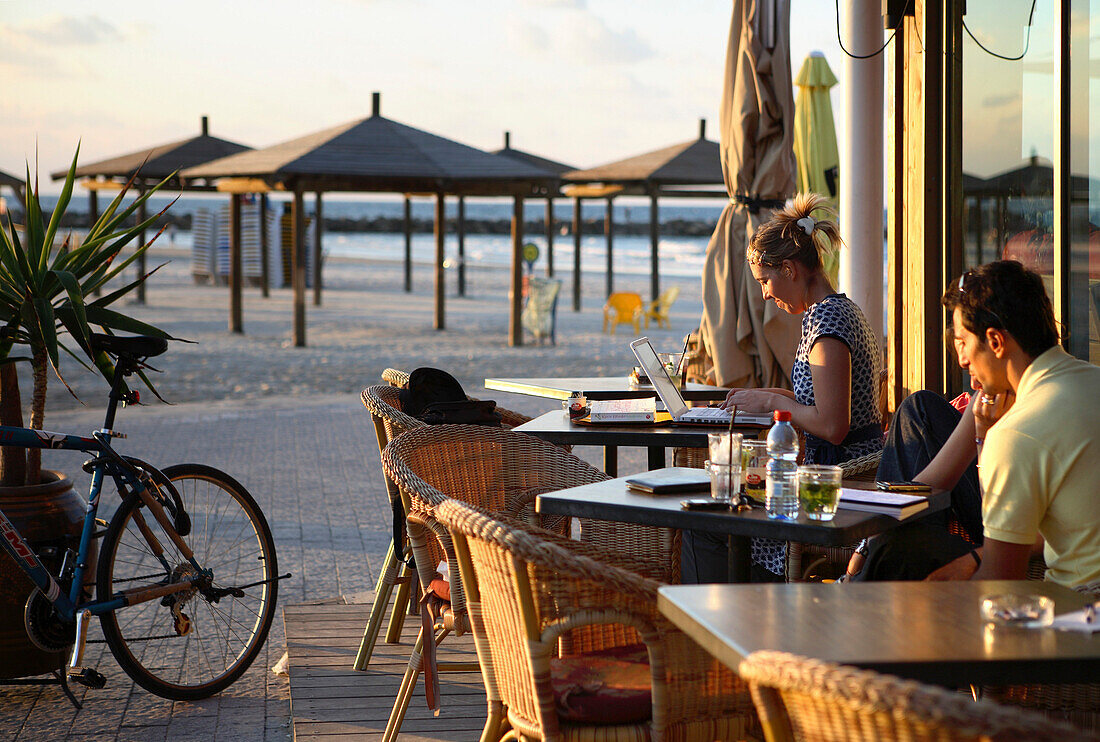 Beach Café, Metzizim Beach, Tel Aviv, Israel