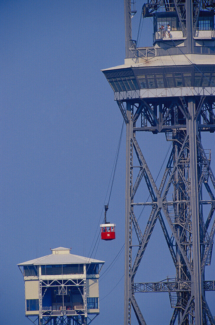 Cable-car. Barcelona. Spain