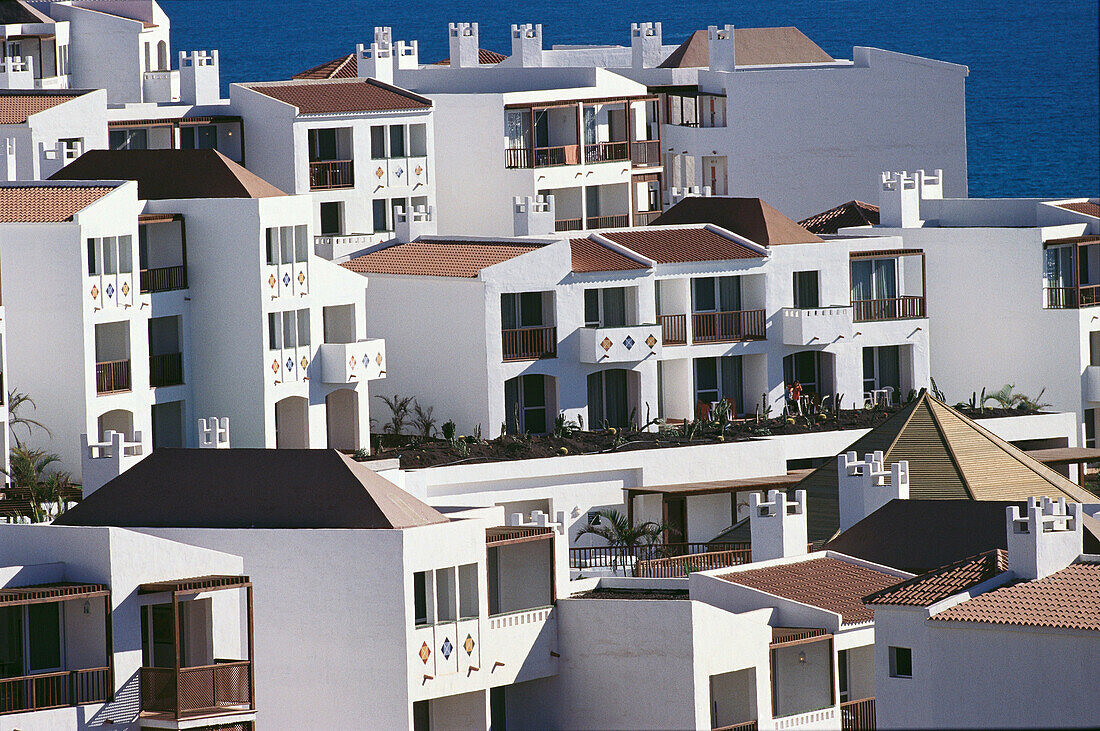 Residential area. Morro Jable. Fuerteventura. Canary Islands