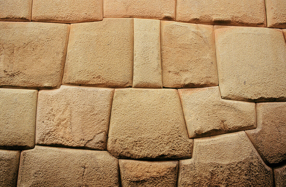 Inca stonework. Cuzco. Peru